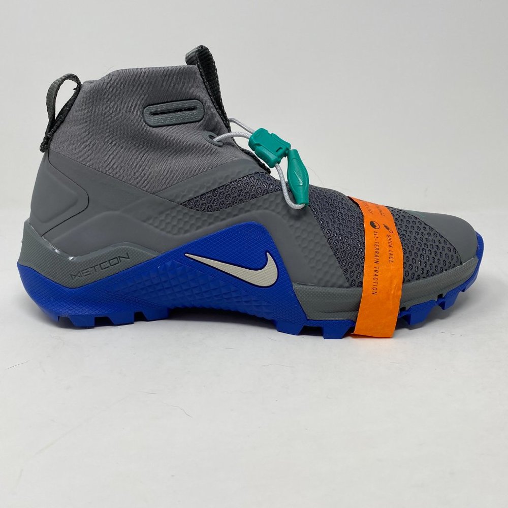 Nike Mens Metcon X SF BQ3123 Gray Drawstring Mid Top Sneaker Shoes Size 6  Brand - Picture 5 of 6